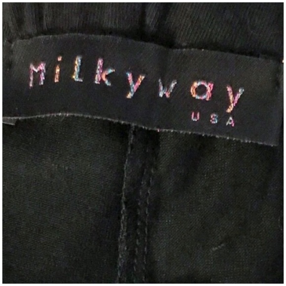 Milkyway Black Mesh Side Panel Leggings - Picture 6 of 6